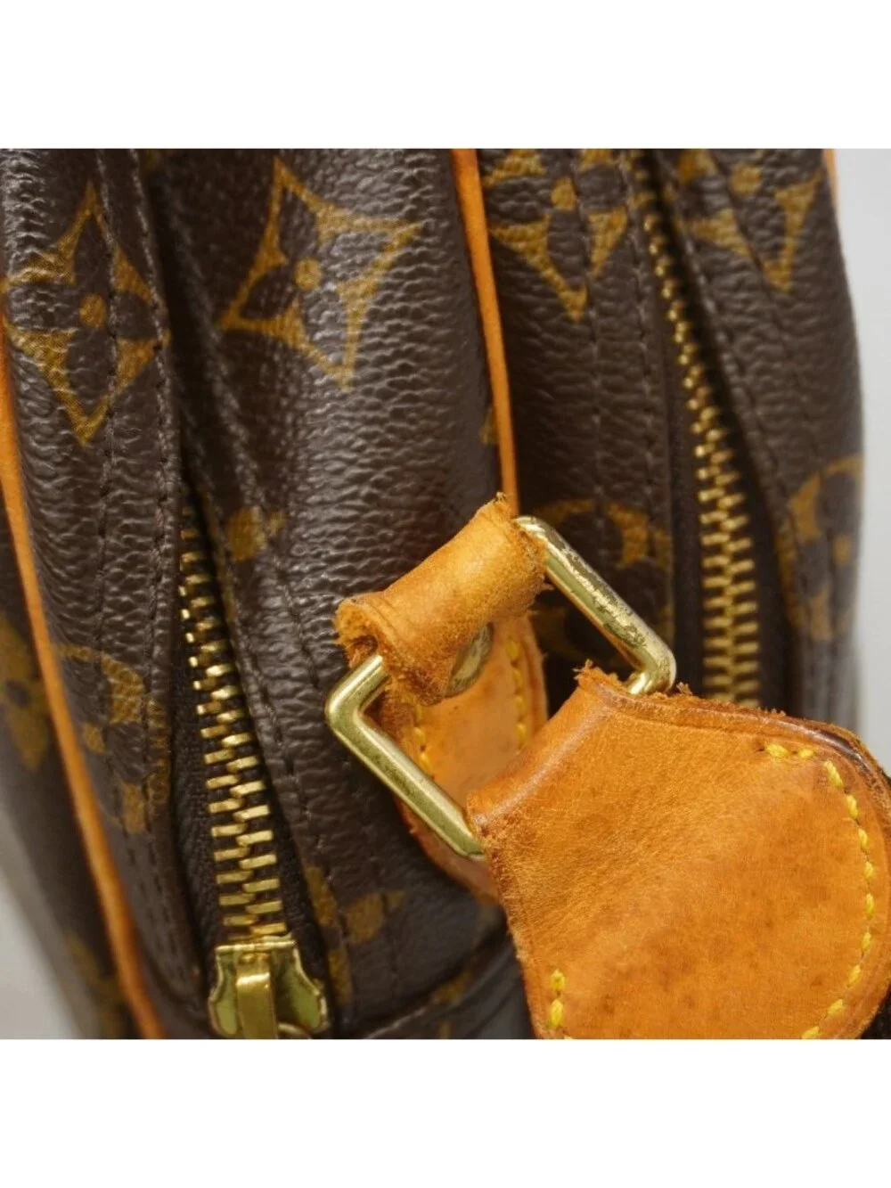 Louis Vuitton Shoulder Bag Monogram Reporter PM Brown